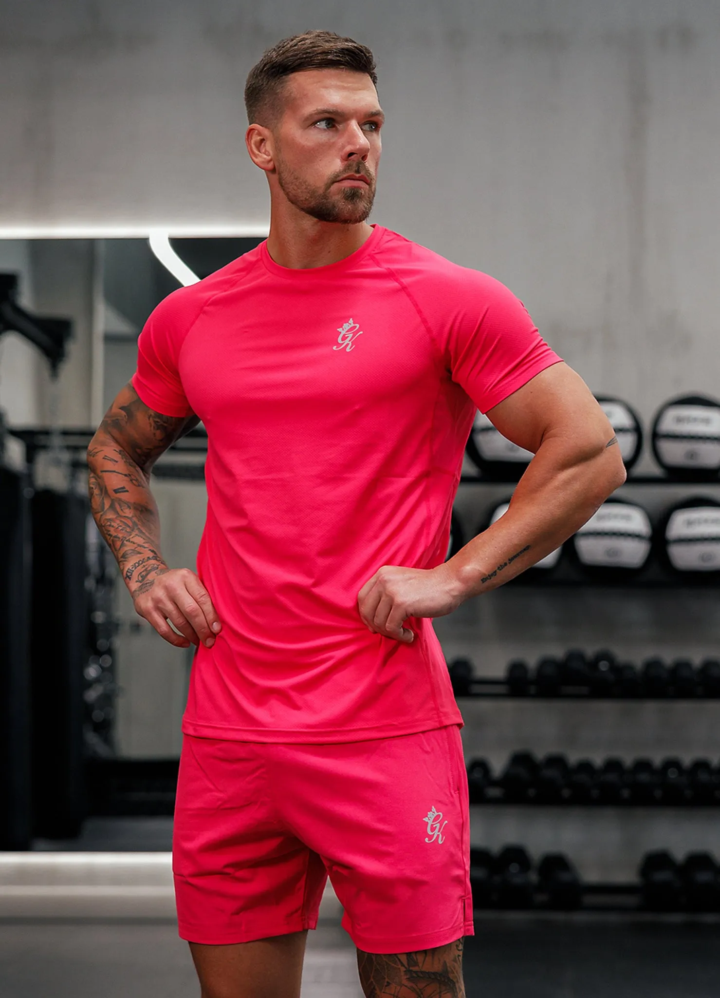 Gym King Energy Tee - Pink