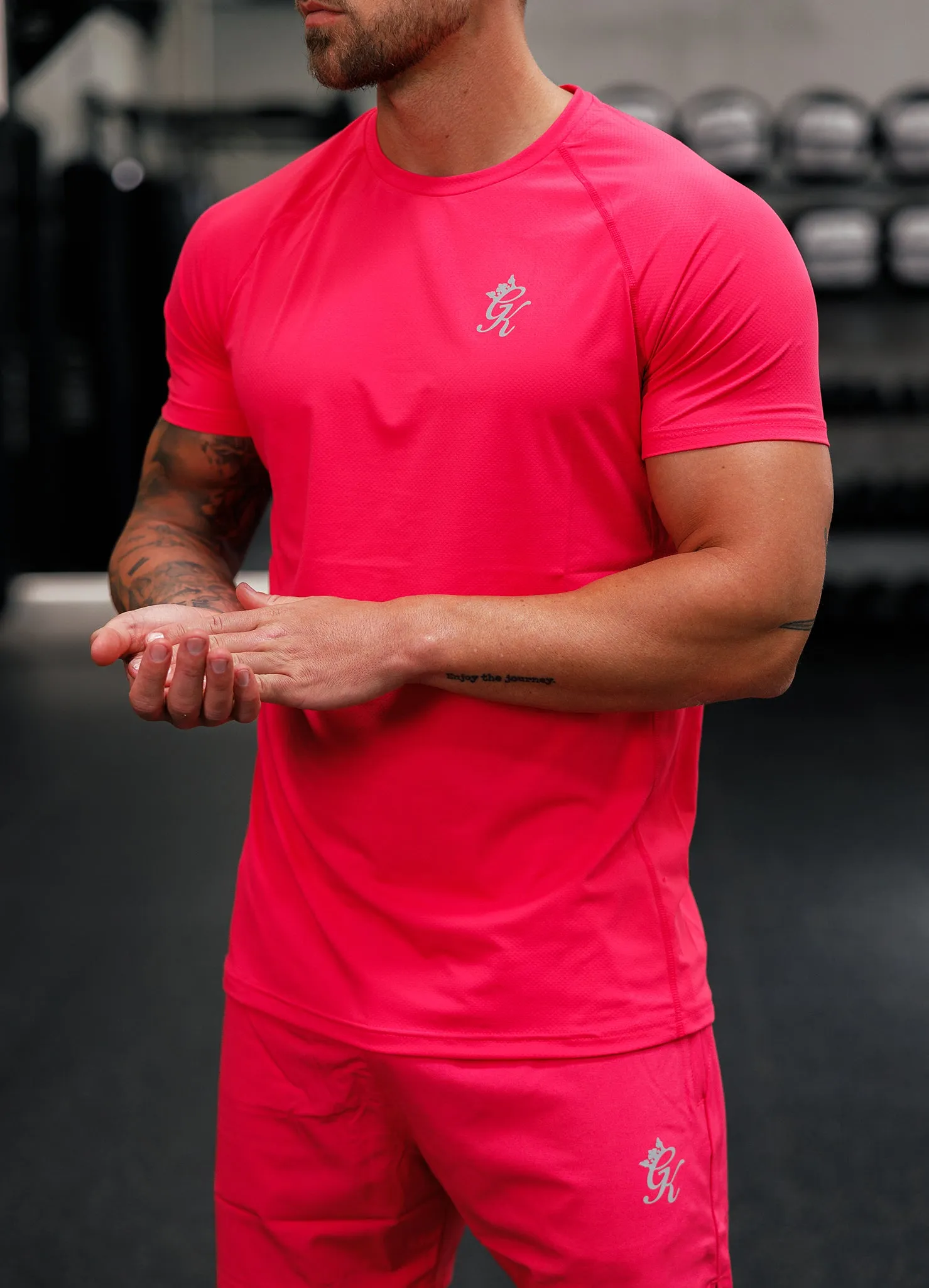 Gym King Energy Tee - Pink