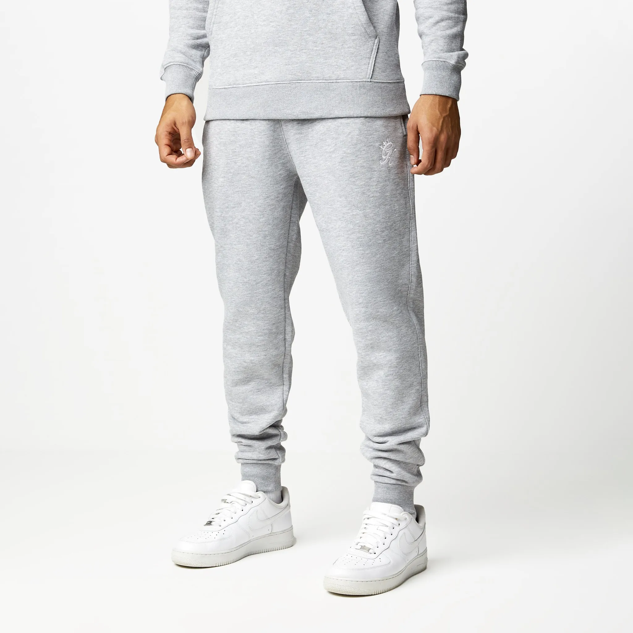 Gym King Fundamental Fleece Jogger - Grey Marl