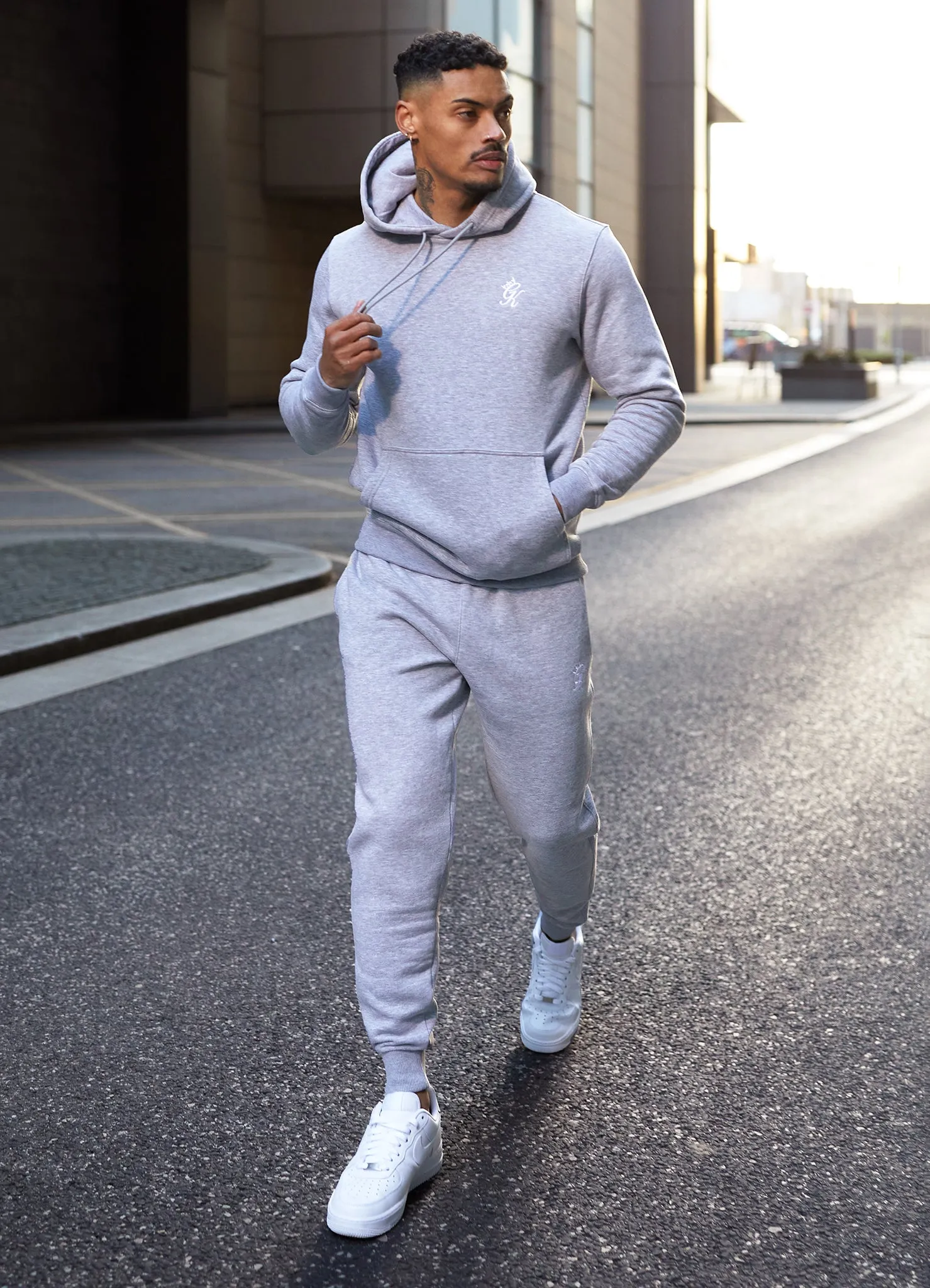 Gym King Fundamental Fleece Jogger - Grey Marl