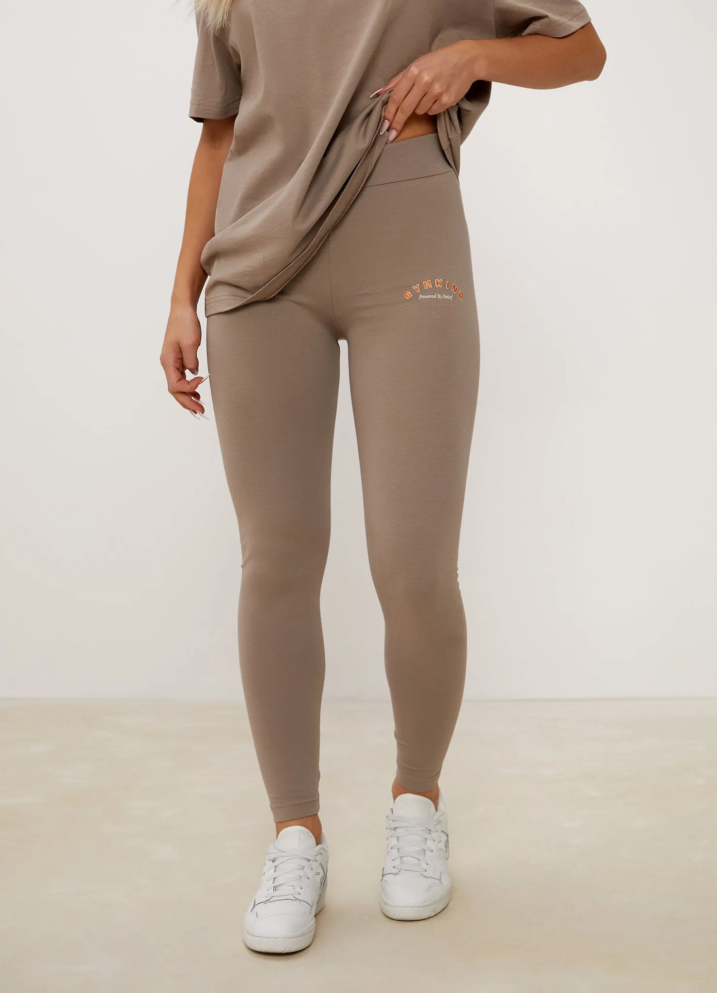 Gym King Spirit of Summer Jersey Legging - Mocha