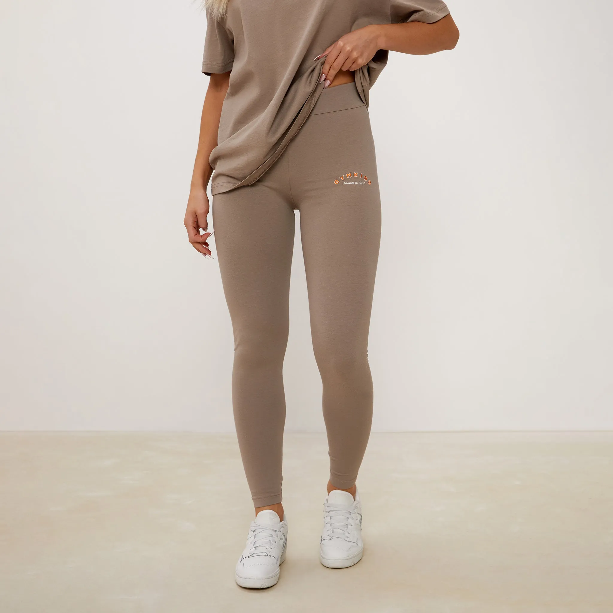 Gym King Spirit of Summer Jersey Legging - Mocha