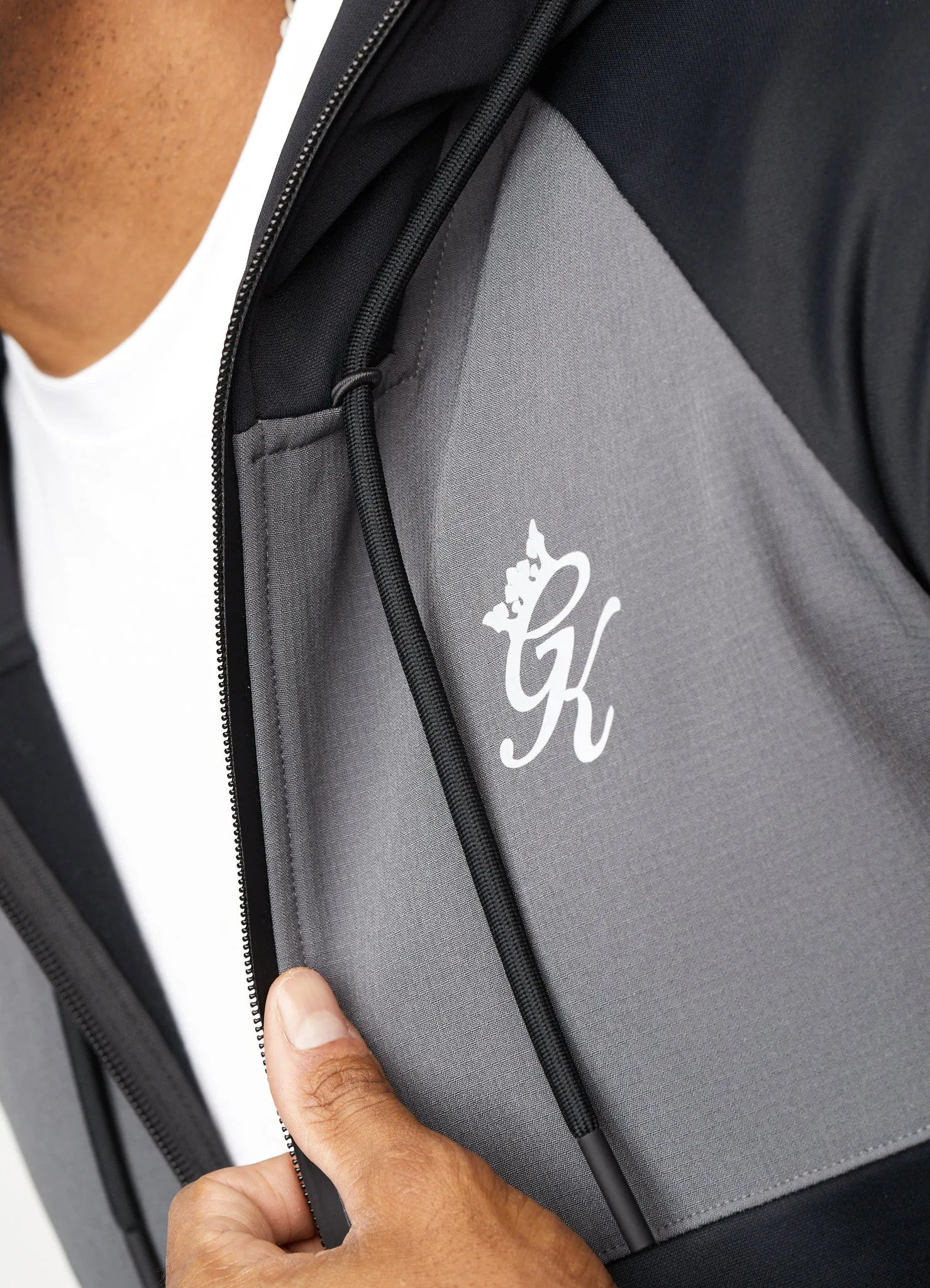 Gym King Velocity Tech Full Zip - Grey