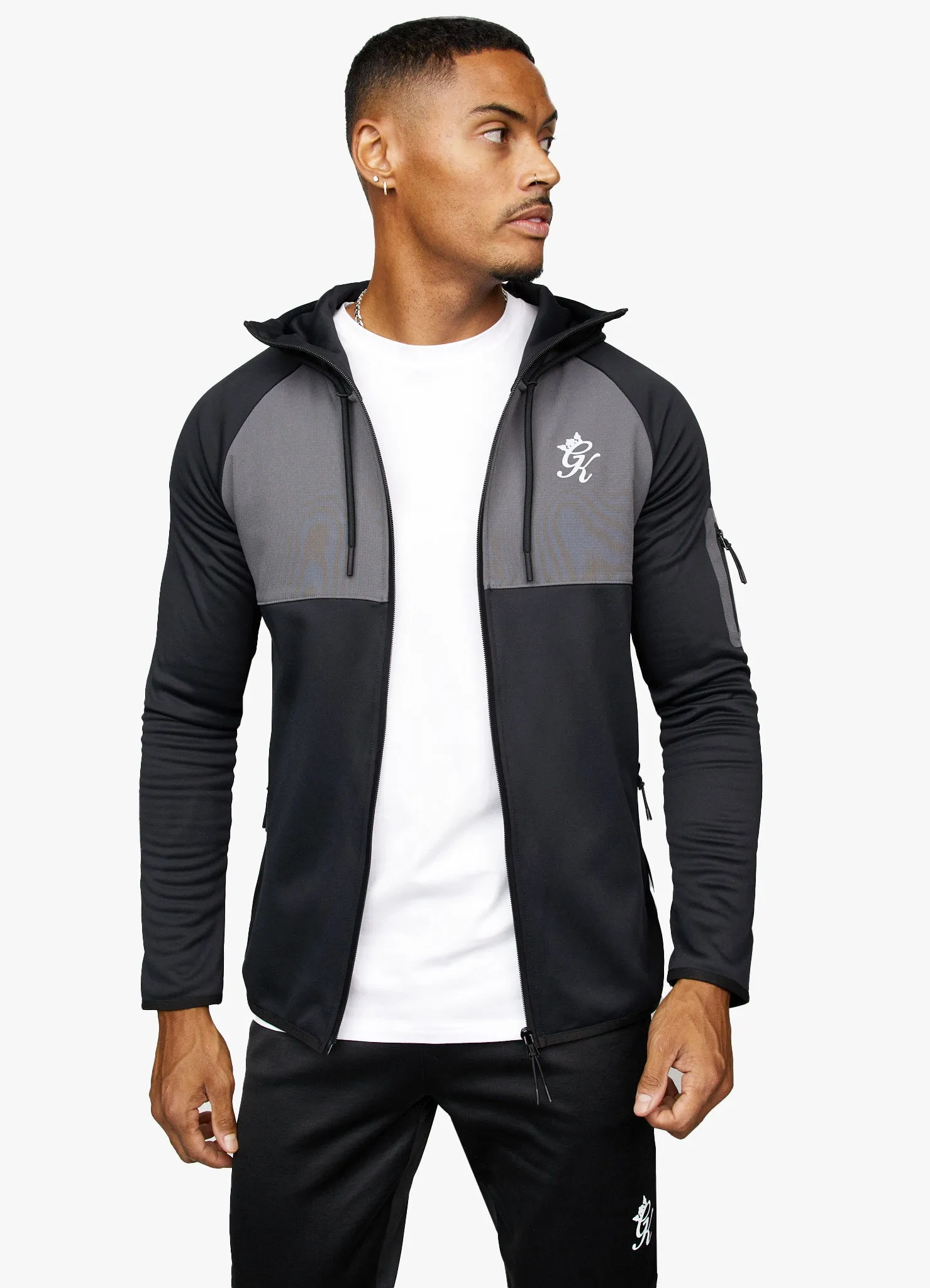 Gym King Velocity Tech Full Zip - Grey