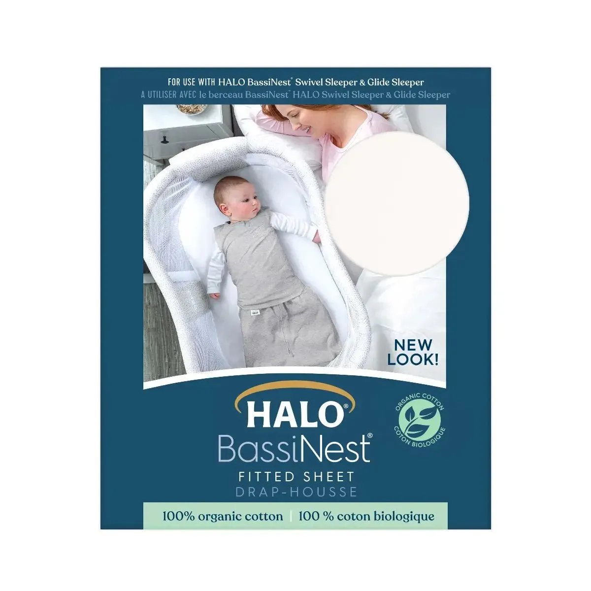 HALO BassiNest Sheet, 100% Organic cotton