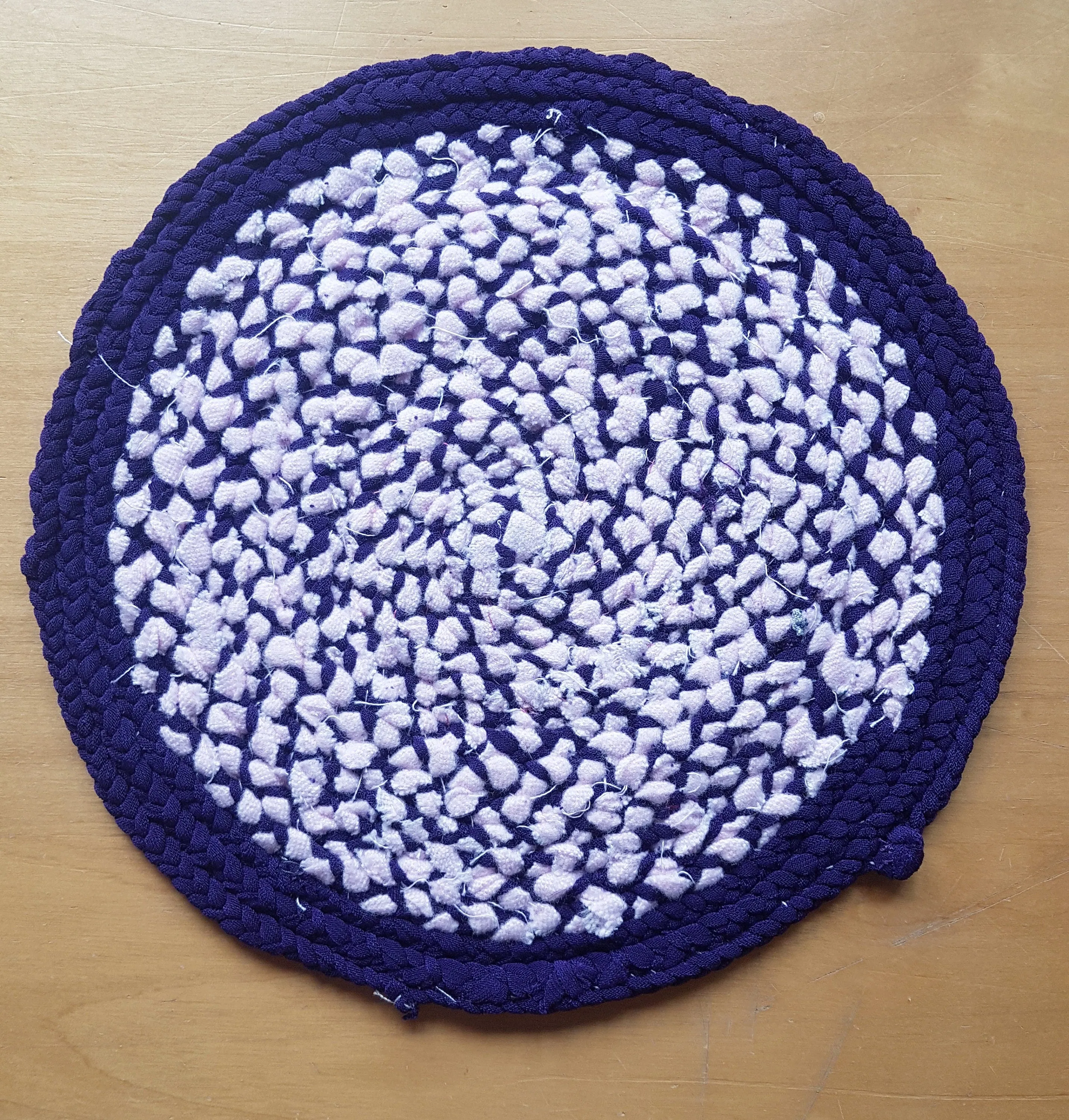 Handmade Coaster Baby Pink Purple