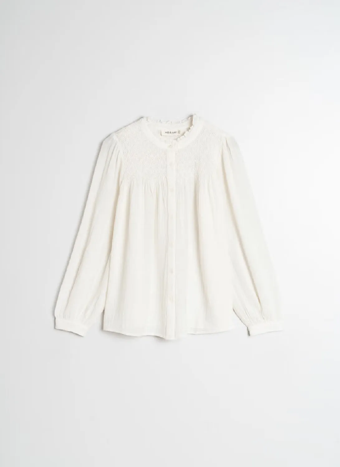 Indi & Cold Smock Embroidered Shirt