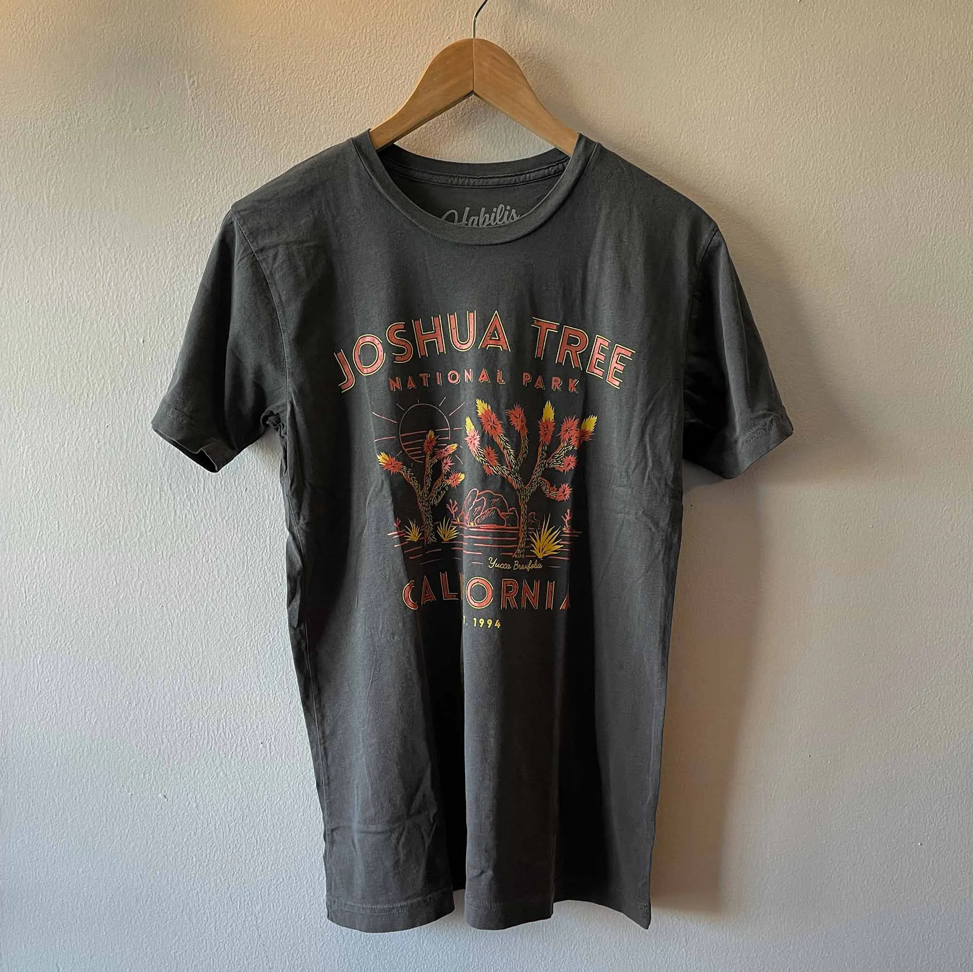 Joshua Tree T-Shirt - USA Made | 100% Cotton: S / Black