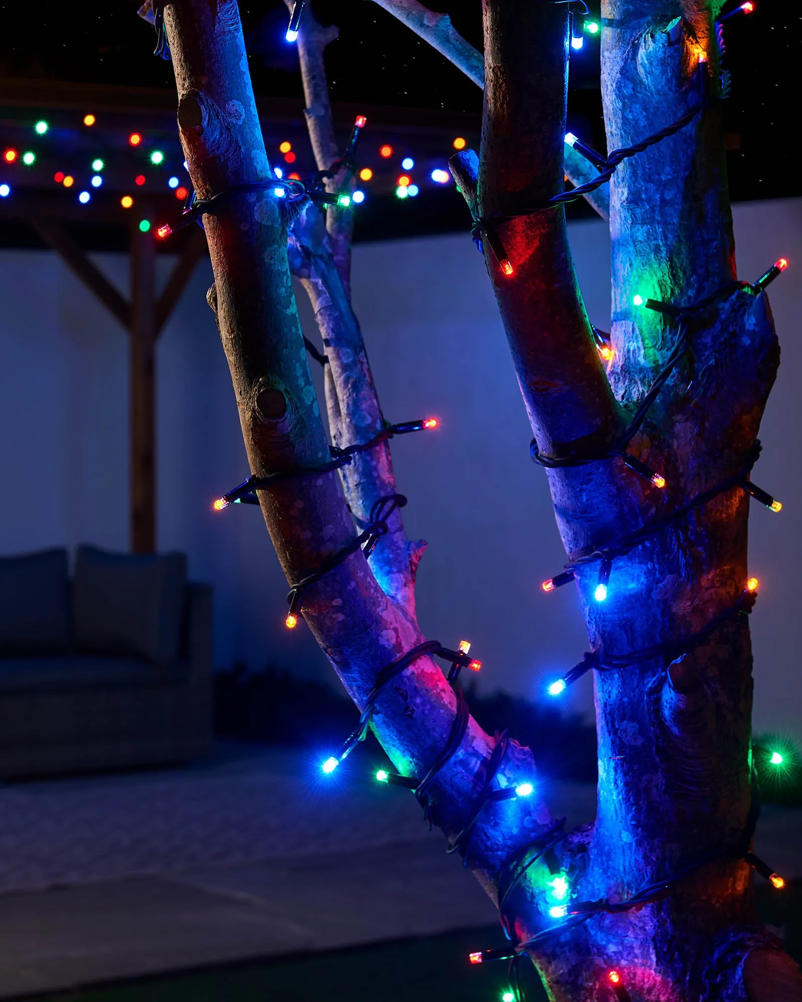 LINK PRO LED String Lights, Black Cable, Multi Colour