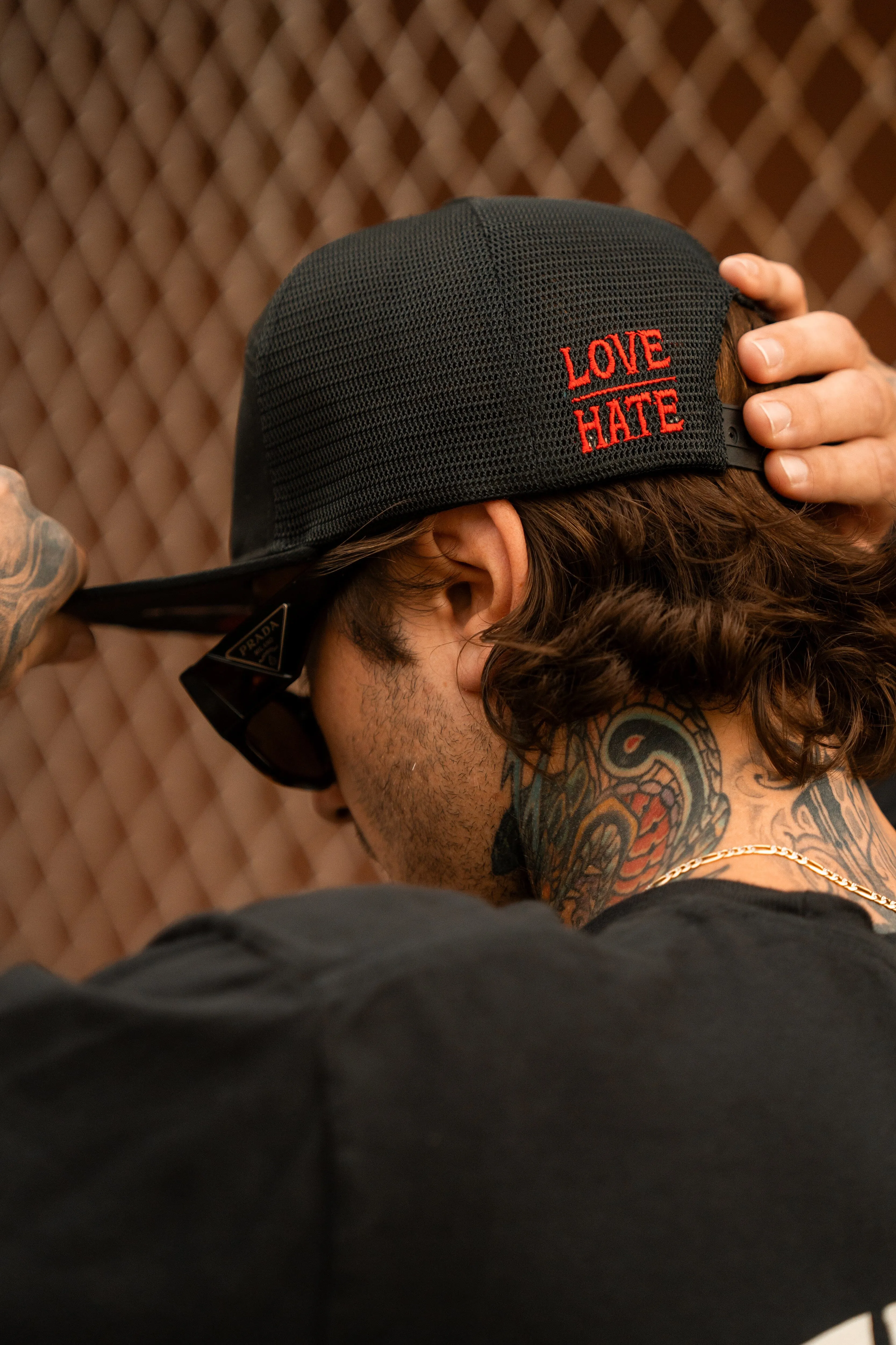 Love/Hate 7 Panel "Trucker" Snapback