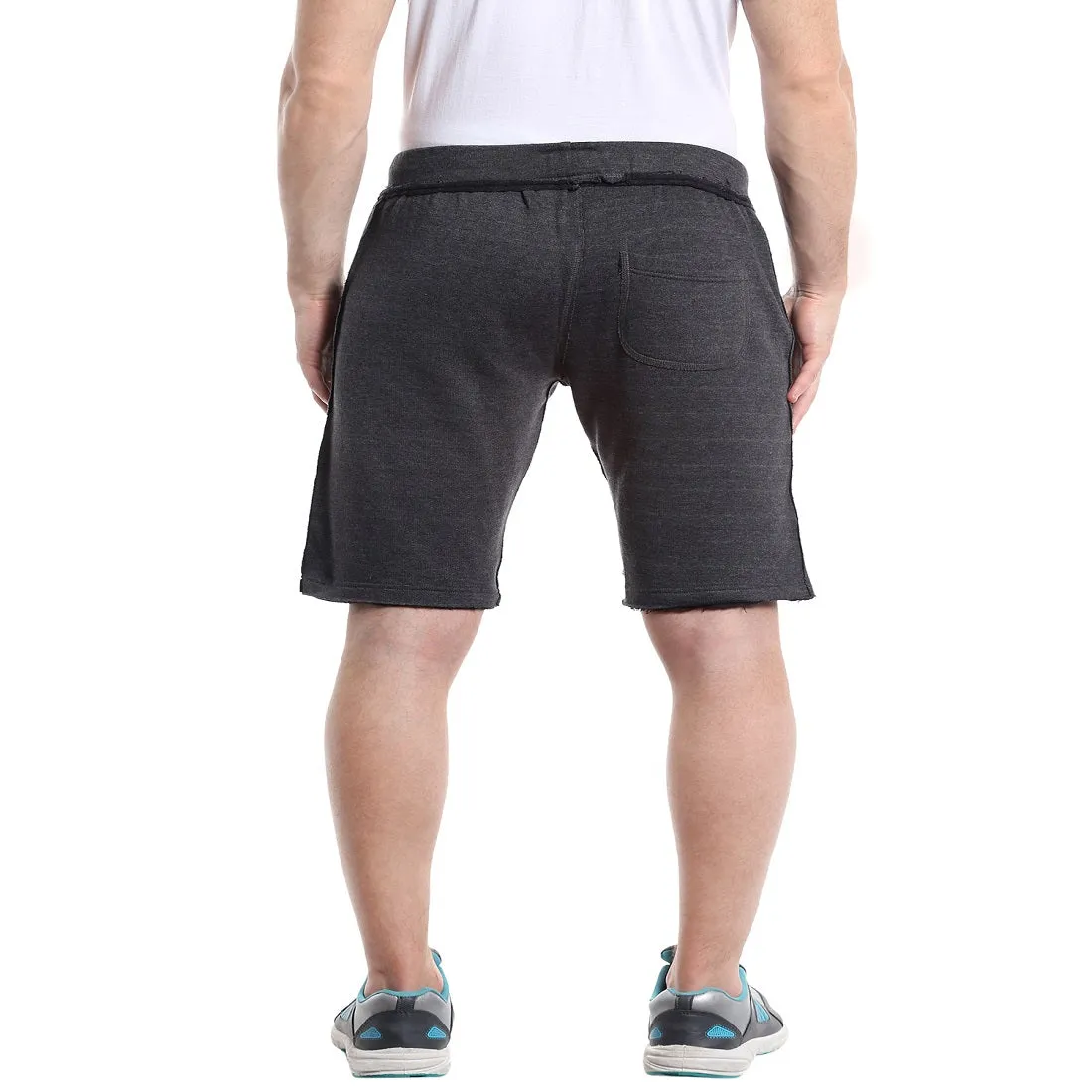 Masculino Latino Charcoal Grey Shorts