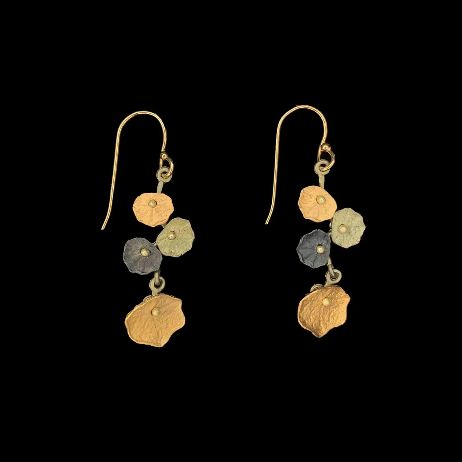 Nasturtium Earrings - Dainty Wire