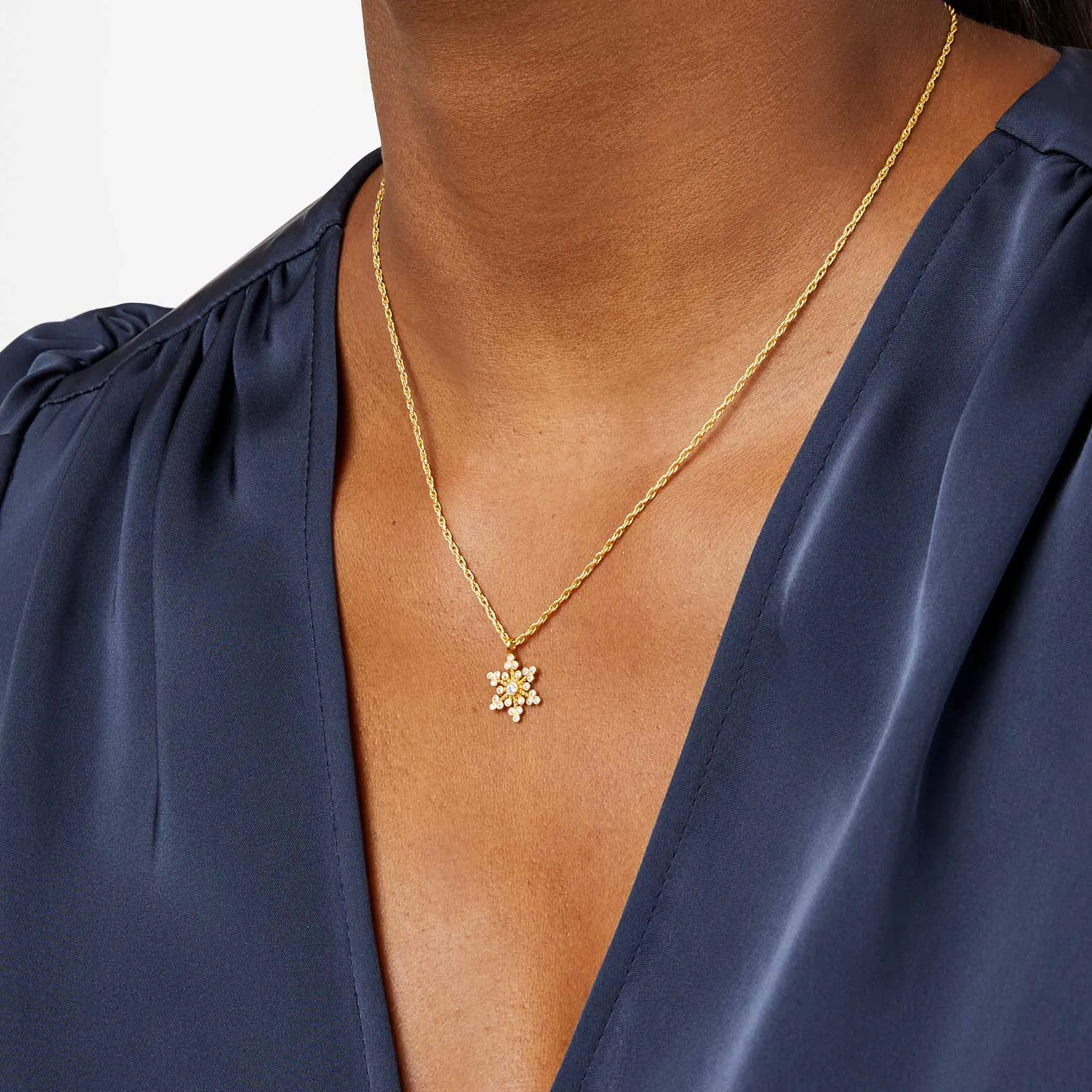 Noel Star Solitaire Necklace