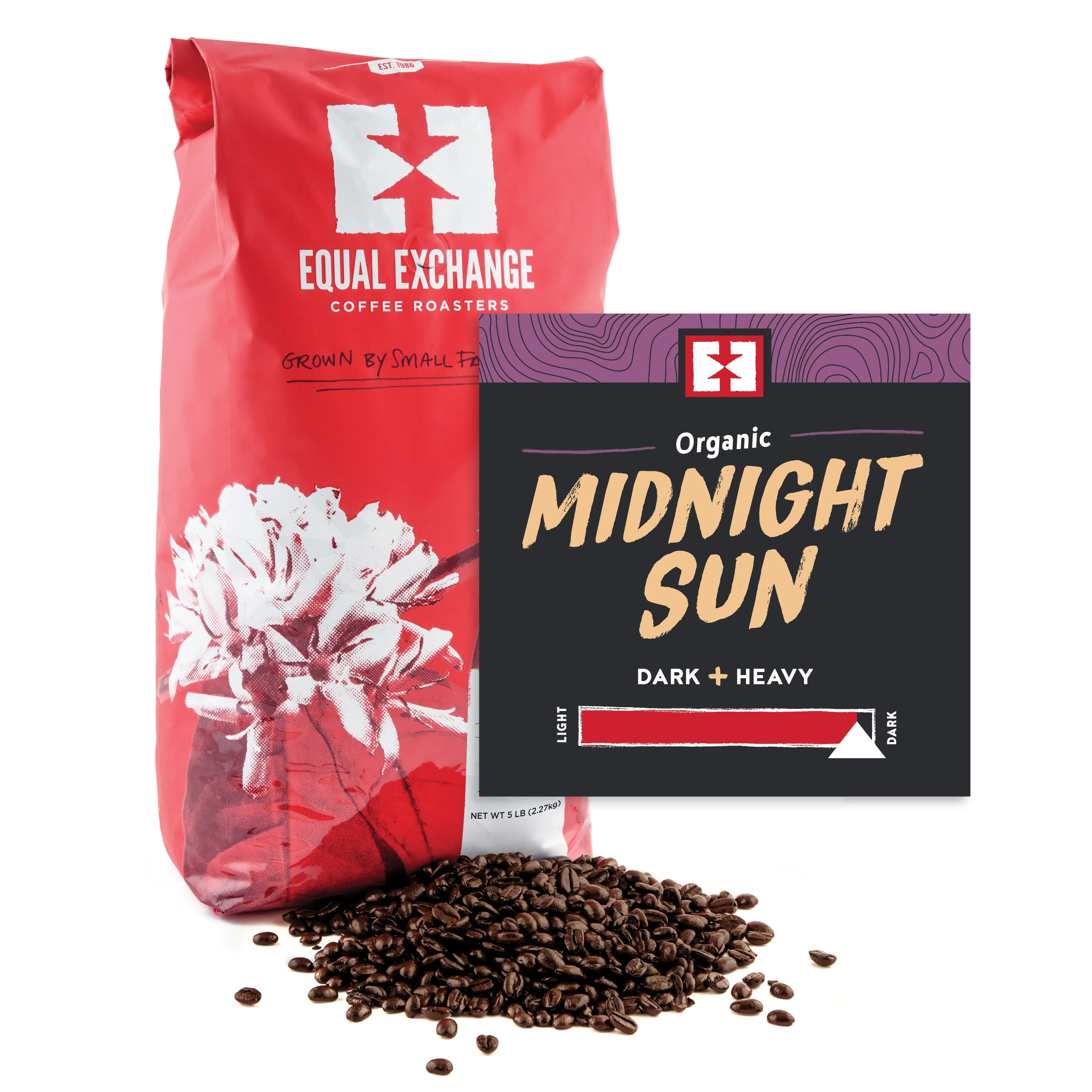 Organic Midnight Sun Coffee, 5lb whole bean