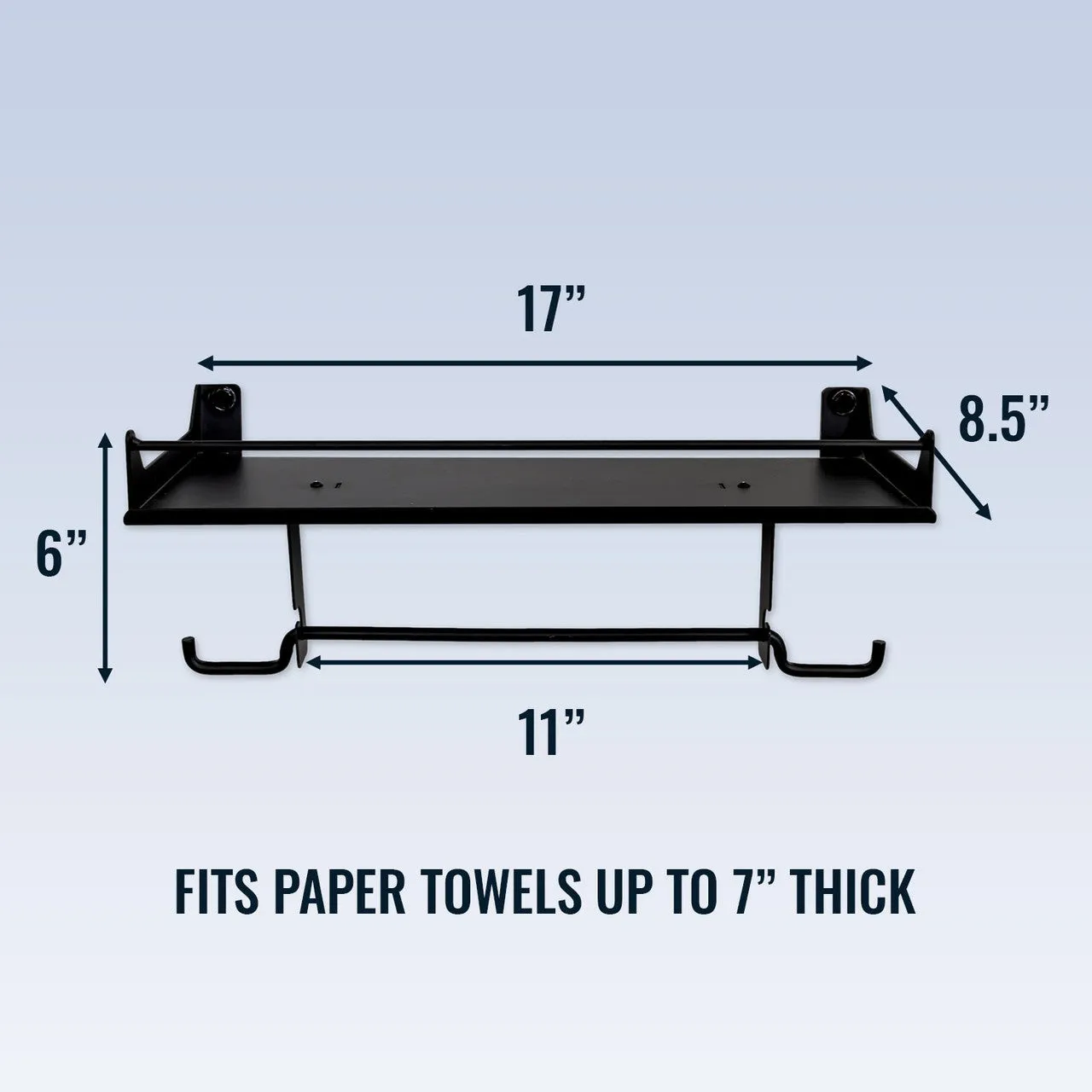 OUTLET | Quick Clean Paper Towel Holder and Shelf