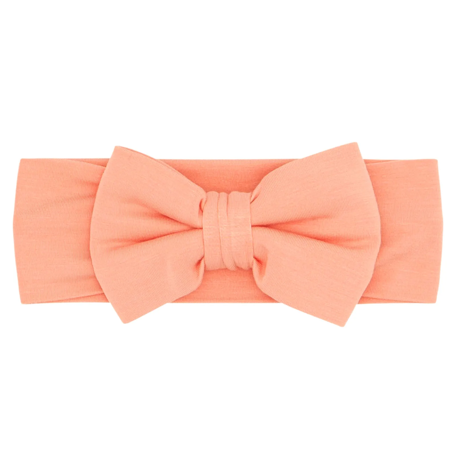 Peach Luxe Bow Headband