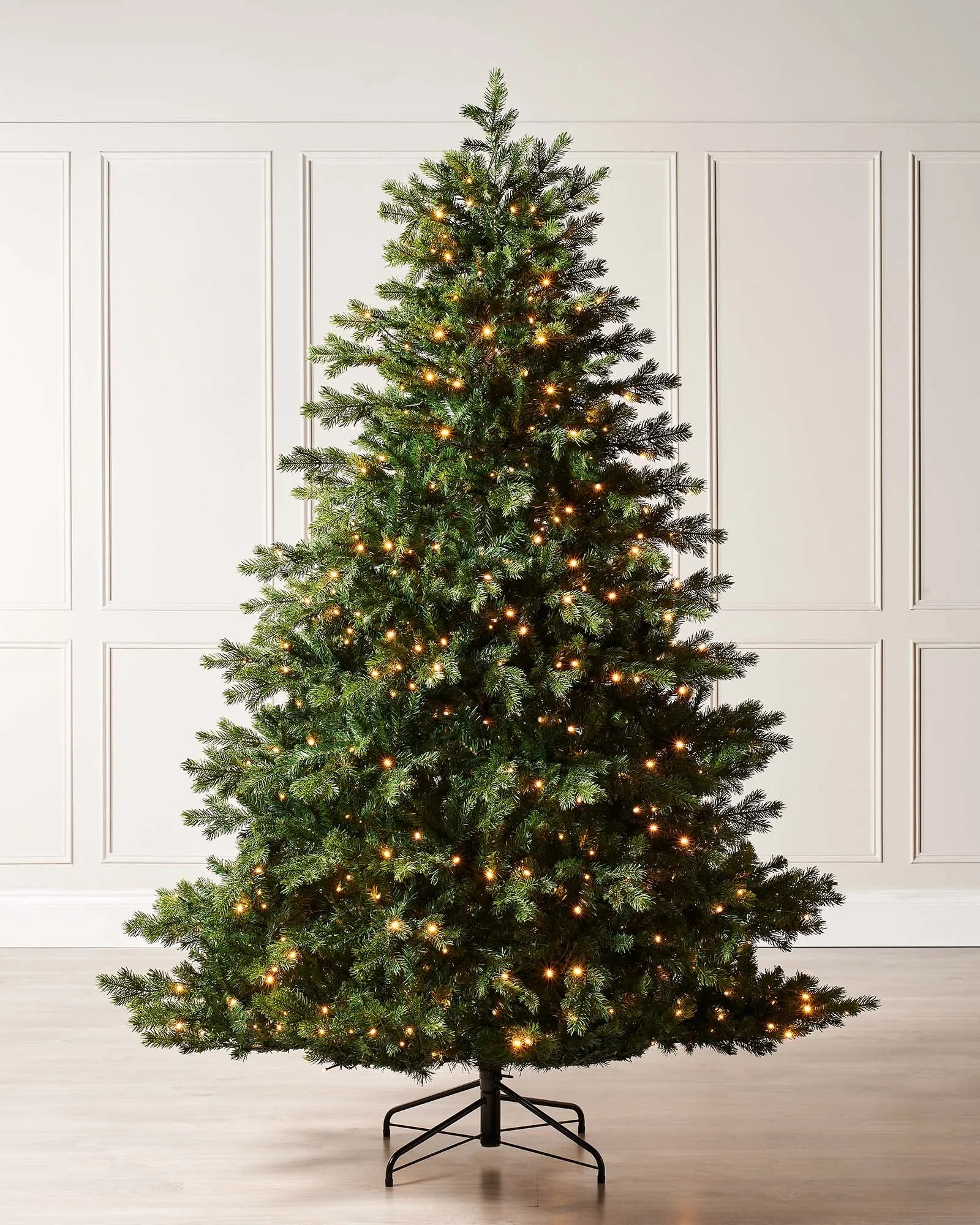 Pre-Lit Balsam Fir Christmas Tree, 7 ft