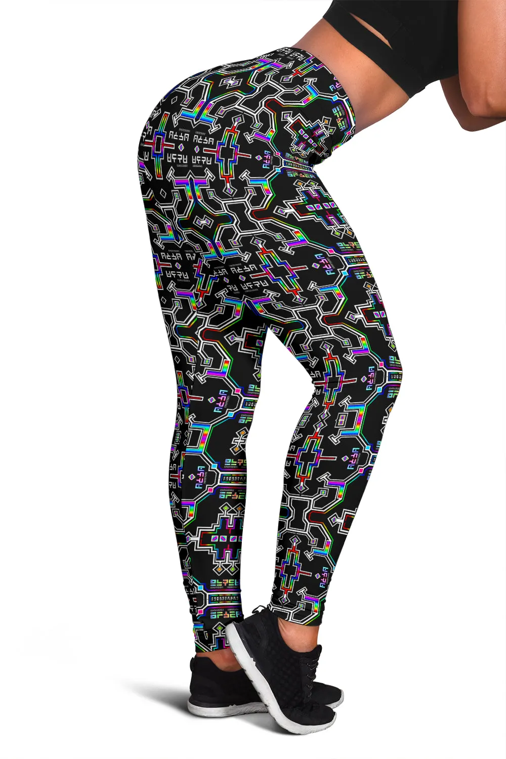 Prismatic Grid Leggings