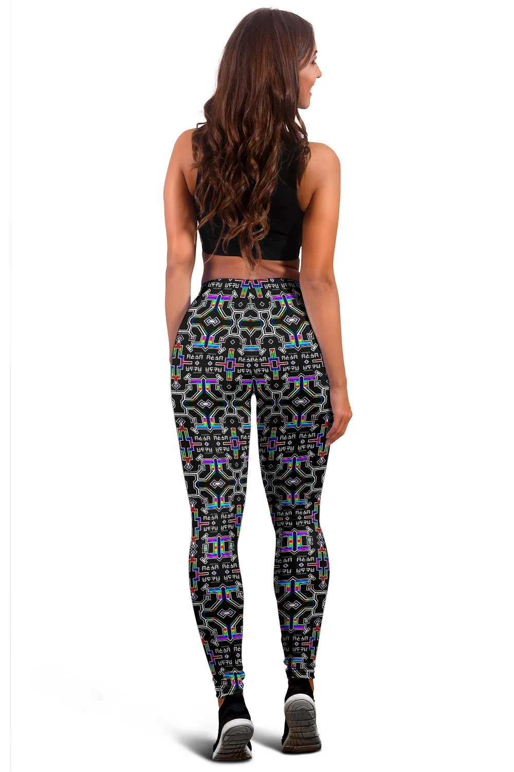 Prismatic Grid Leggings