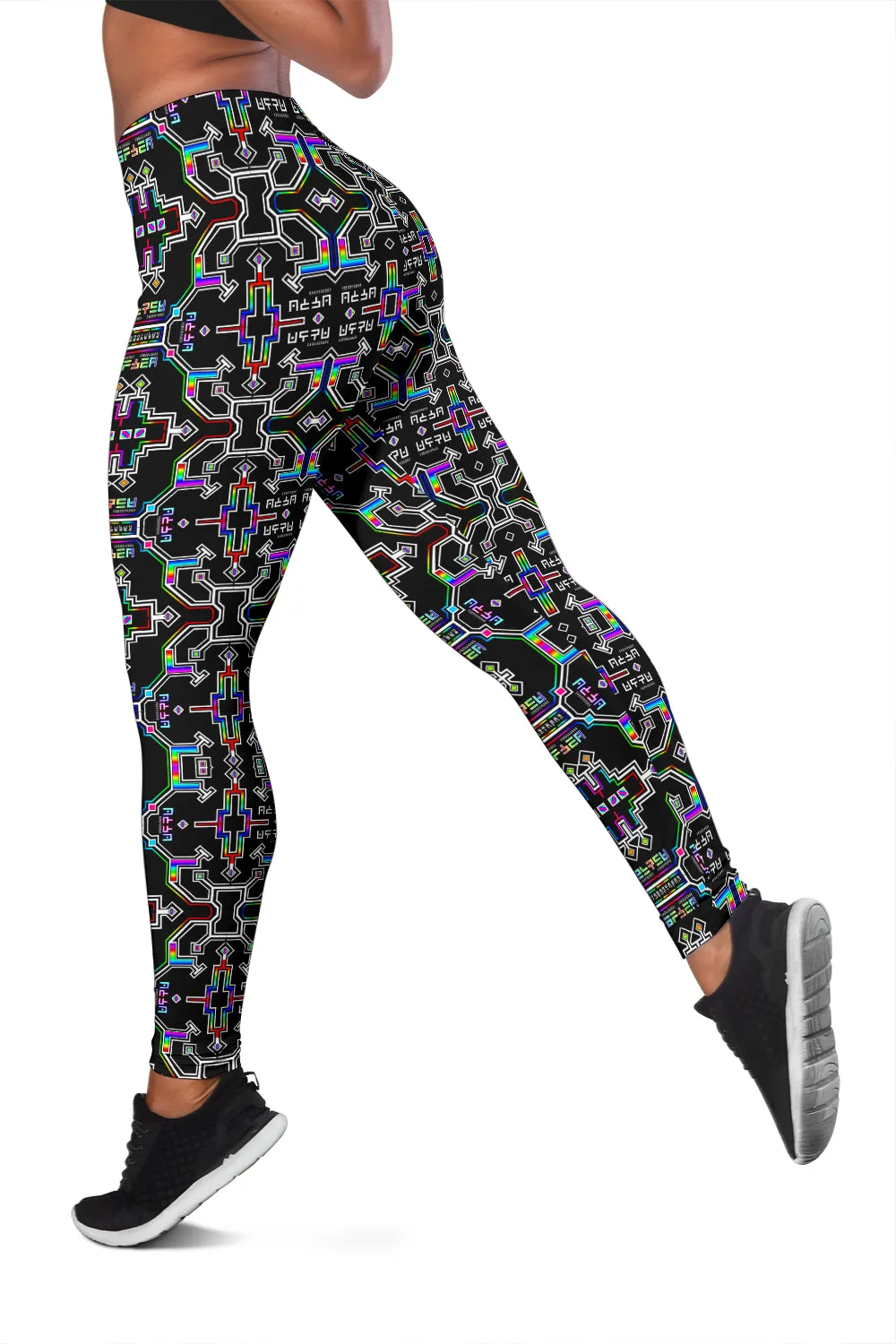 Prismatic Grid Leggings