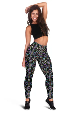 Prismatic Grid Leggings