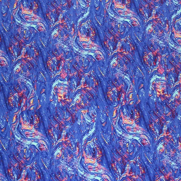 Purple Abstract Printed Spandex | Blue Moon Fabrics