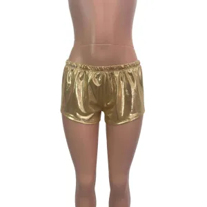 Rave Shorts - Gold Mystique