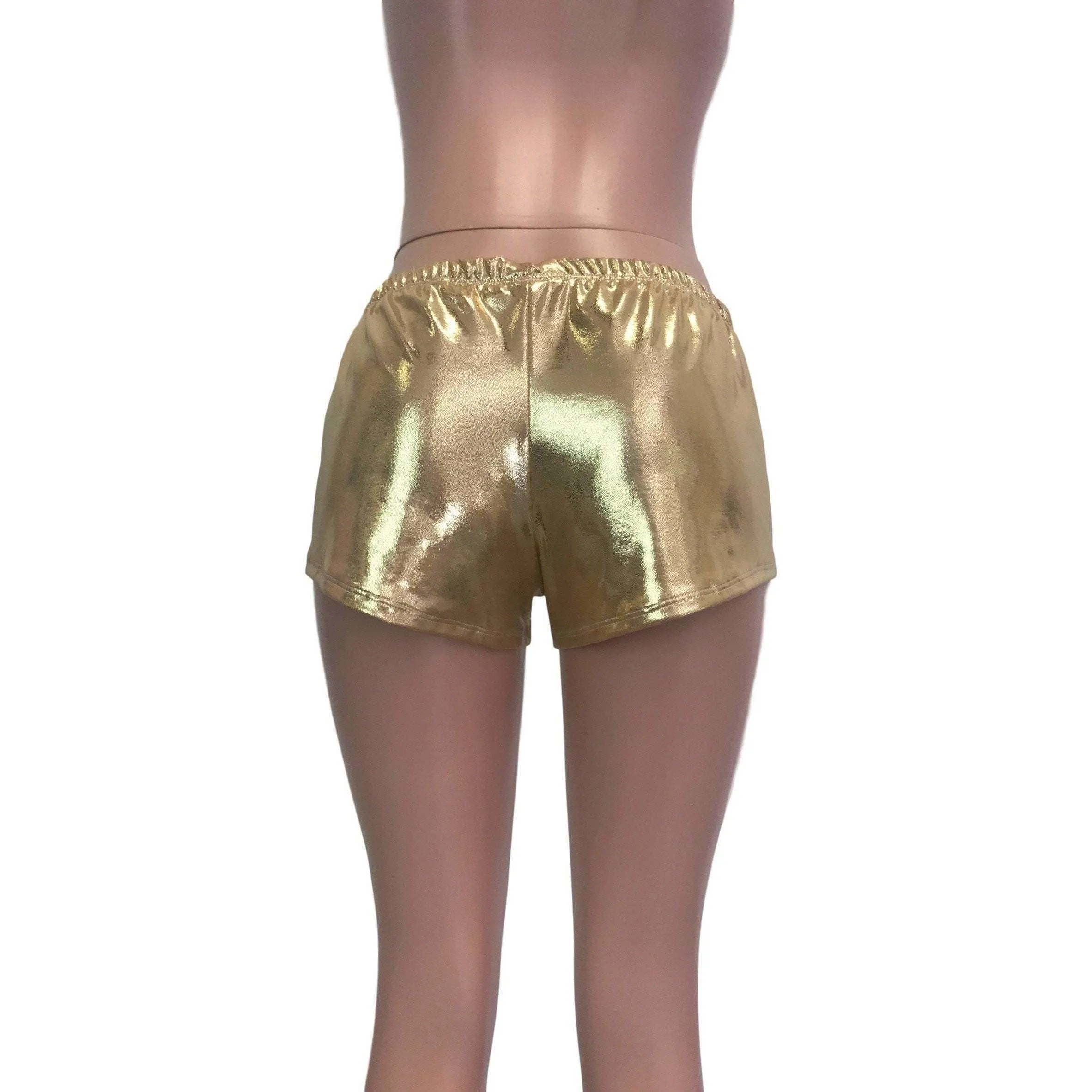 Rave Shorts - Gold Mystique