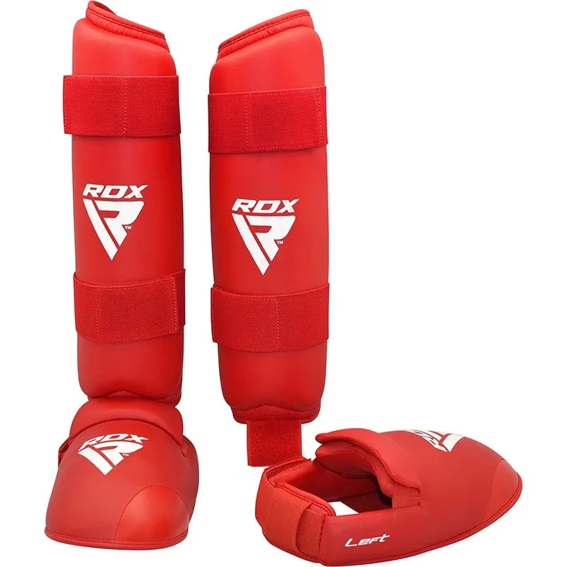 RDX X1 karate  Shin Instep Guards