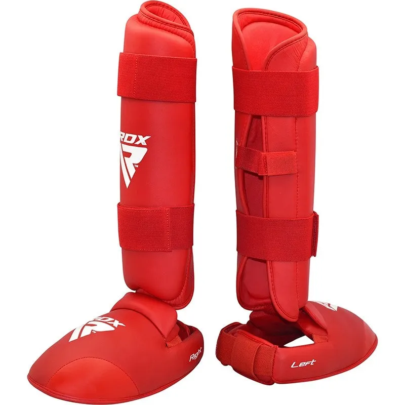 RDX X1 karate  Shin Instep Guards