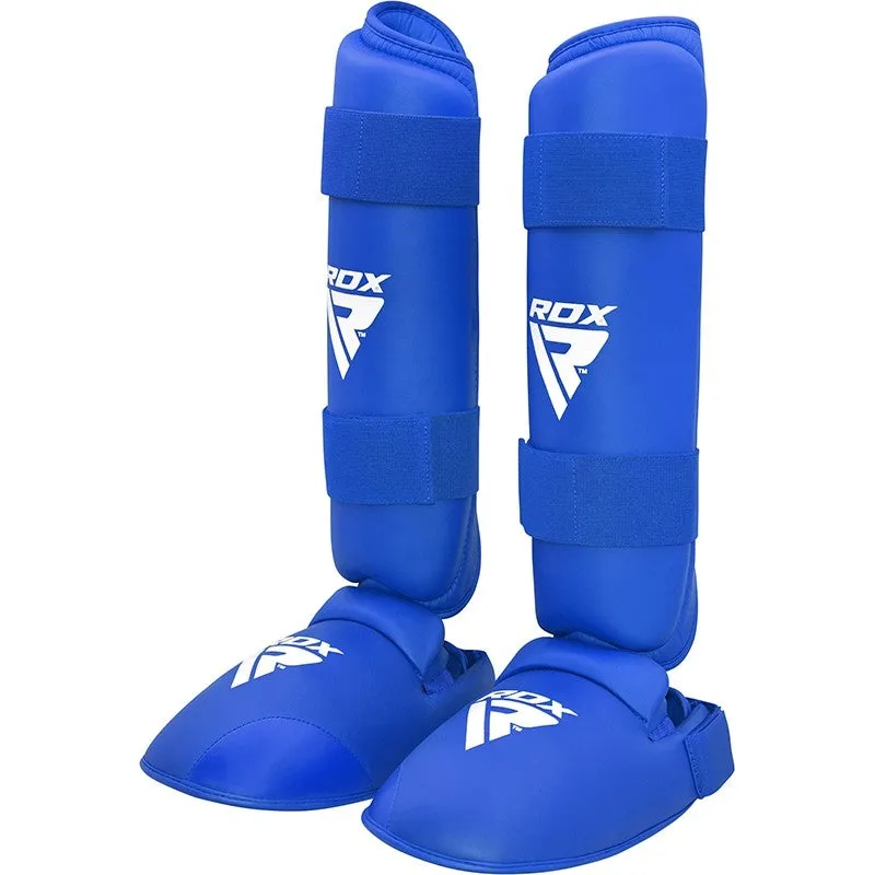 RDX X1 karate  Shin Instep Guards