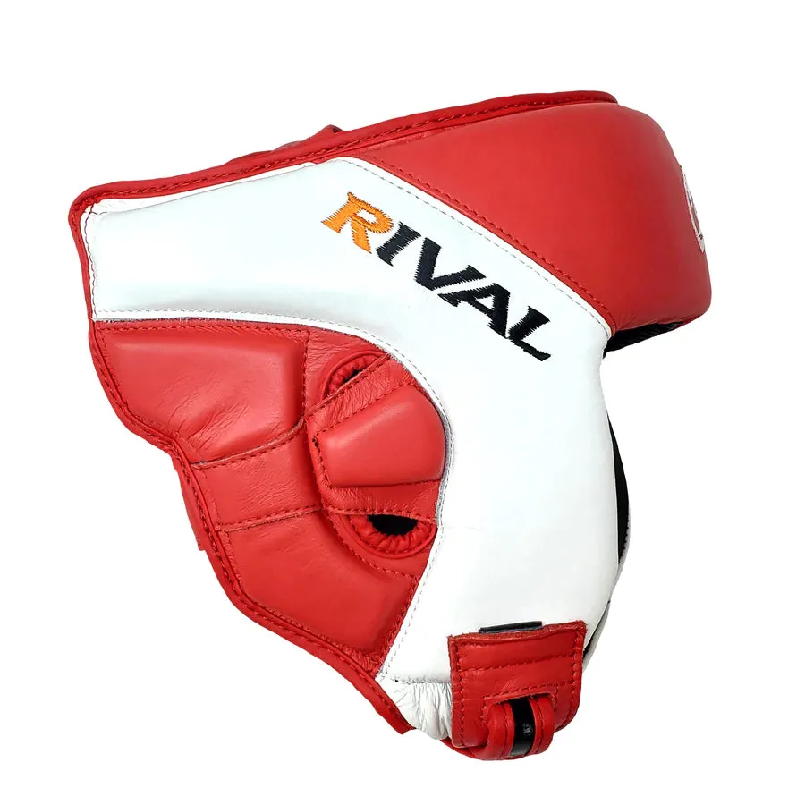 RIVAL RHGC2 AMATEUR COMPETITION HEADGEAR - RED/WHITE