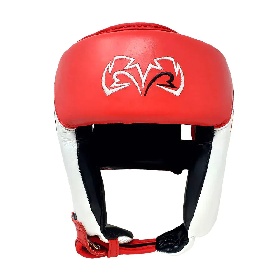 RIVAL RHGC2 AMATEUR COMPETITION HEADGEAR - RED/WHITE