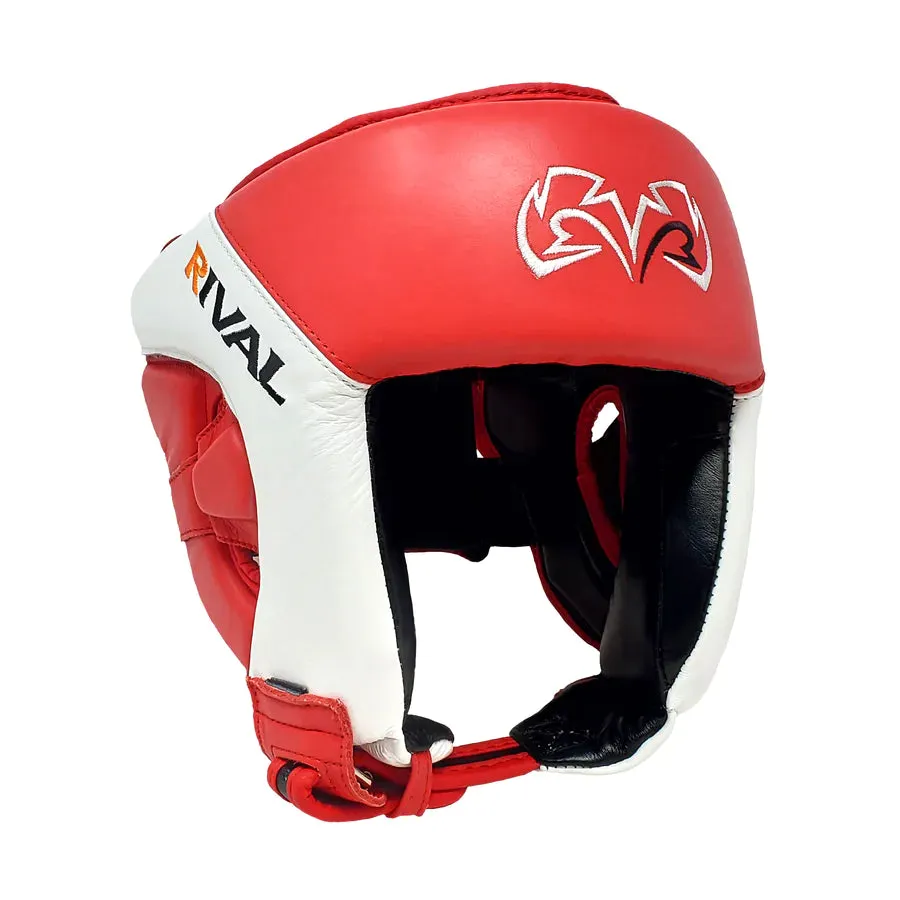 RIVAL RHGC2 AMATEUR COMPETITION HEADGEAR - RED/WHITE