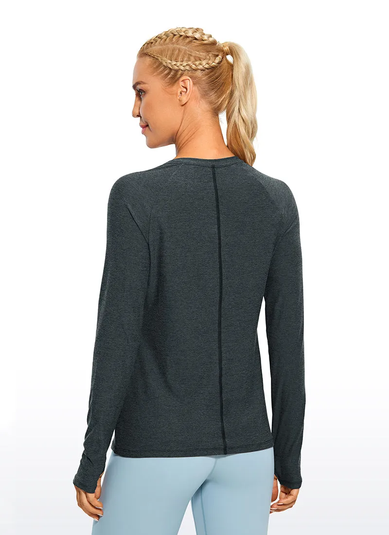 Soft Heather Long Sleeves Thumbholes