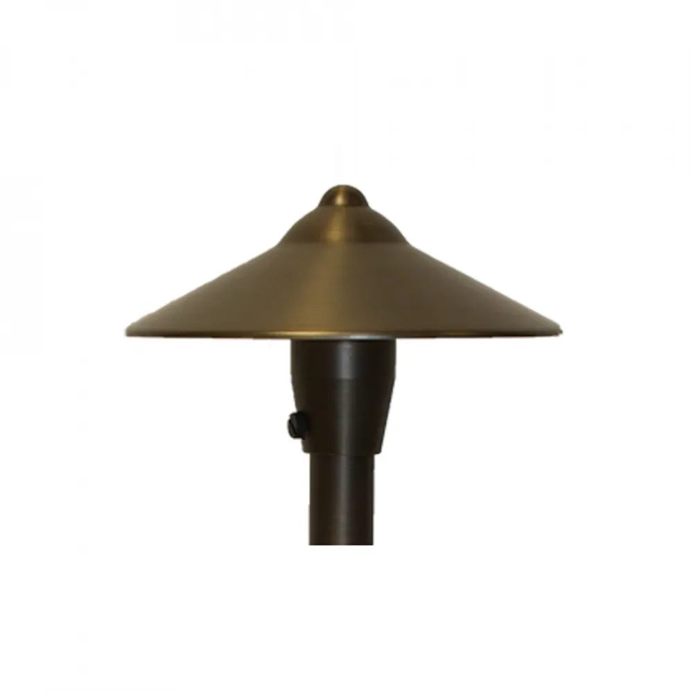 Source Lighting SAL100 Brass Path Light with SALSTEM18 18" Stem