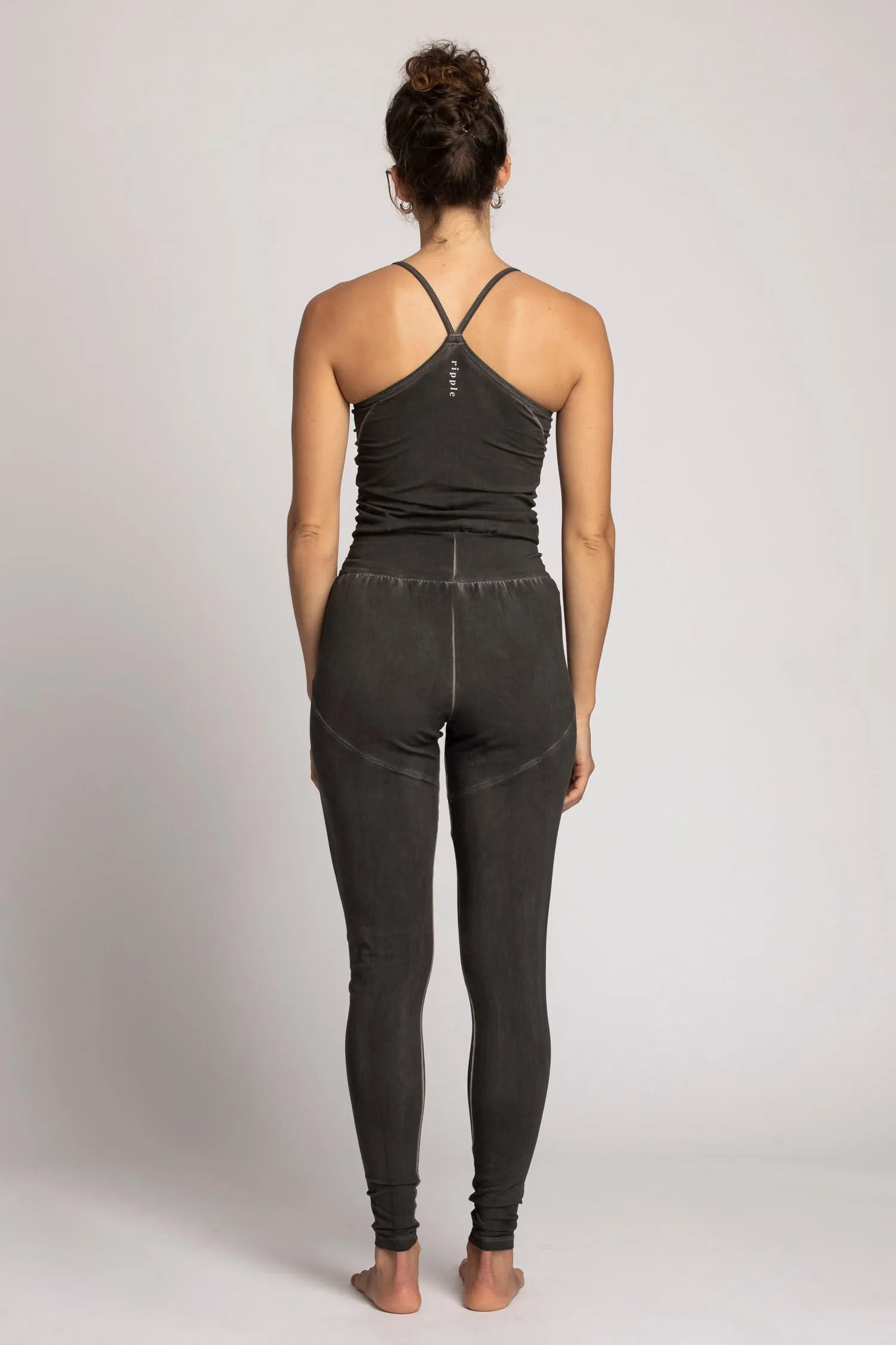 Stonewash Long Yoga Jumpsuit