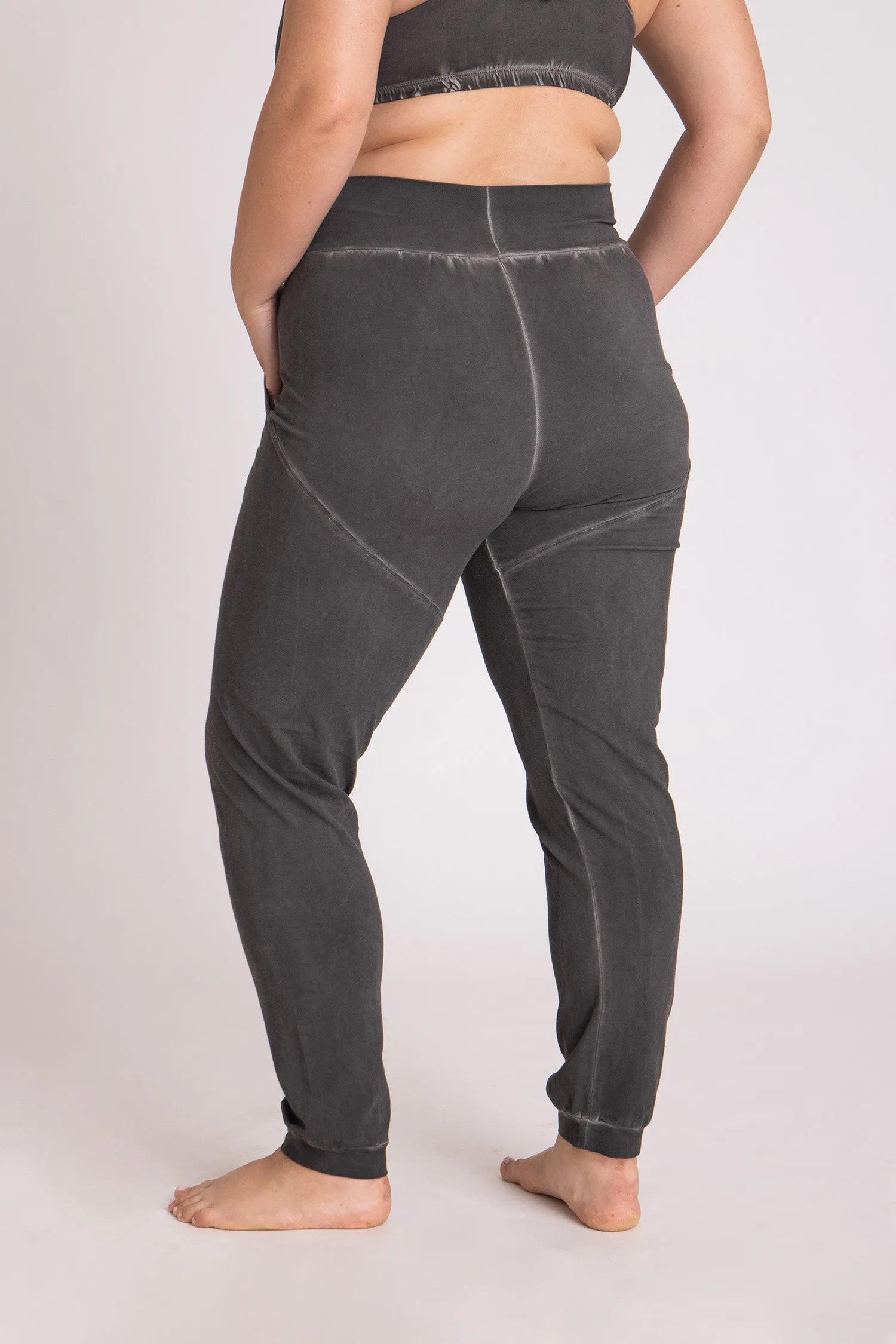 Stonewash Unisex Slouchy Yoga Pants