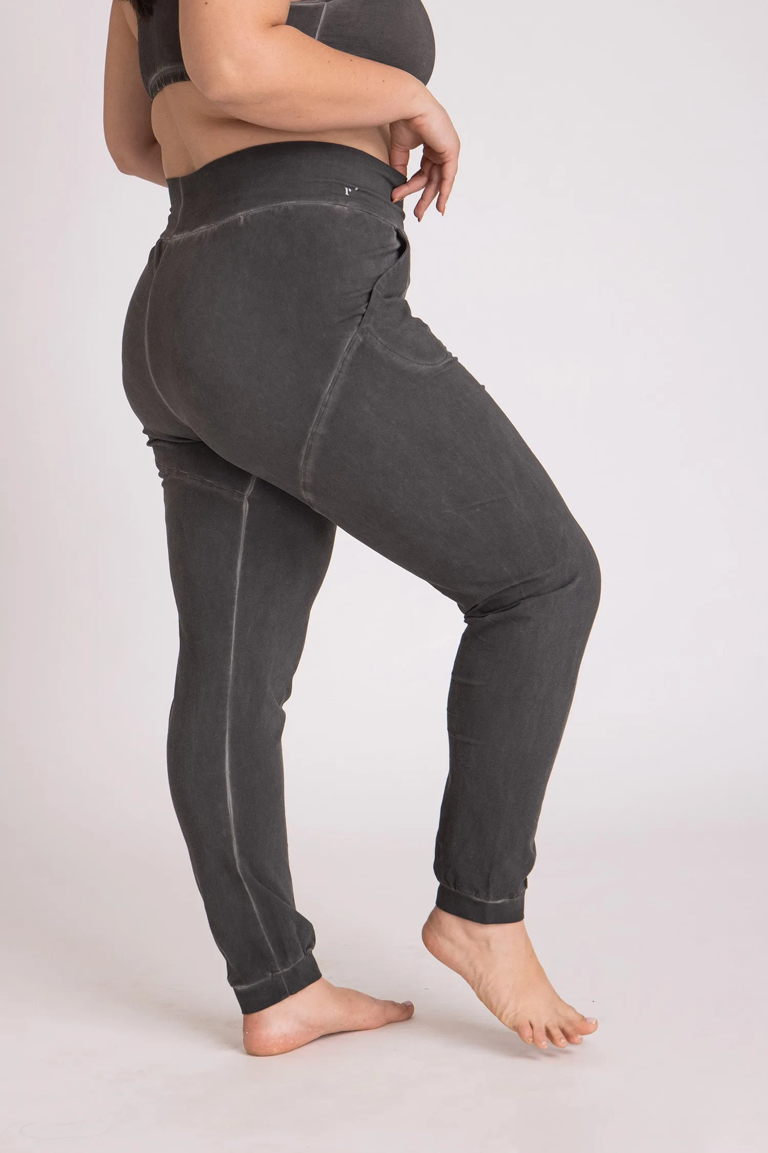 Stonewash Unisex Slouchy Yoga Pants