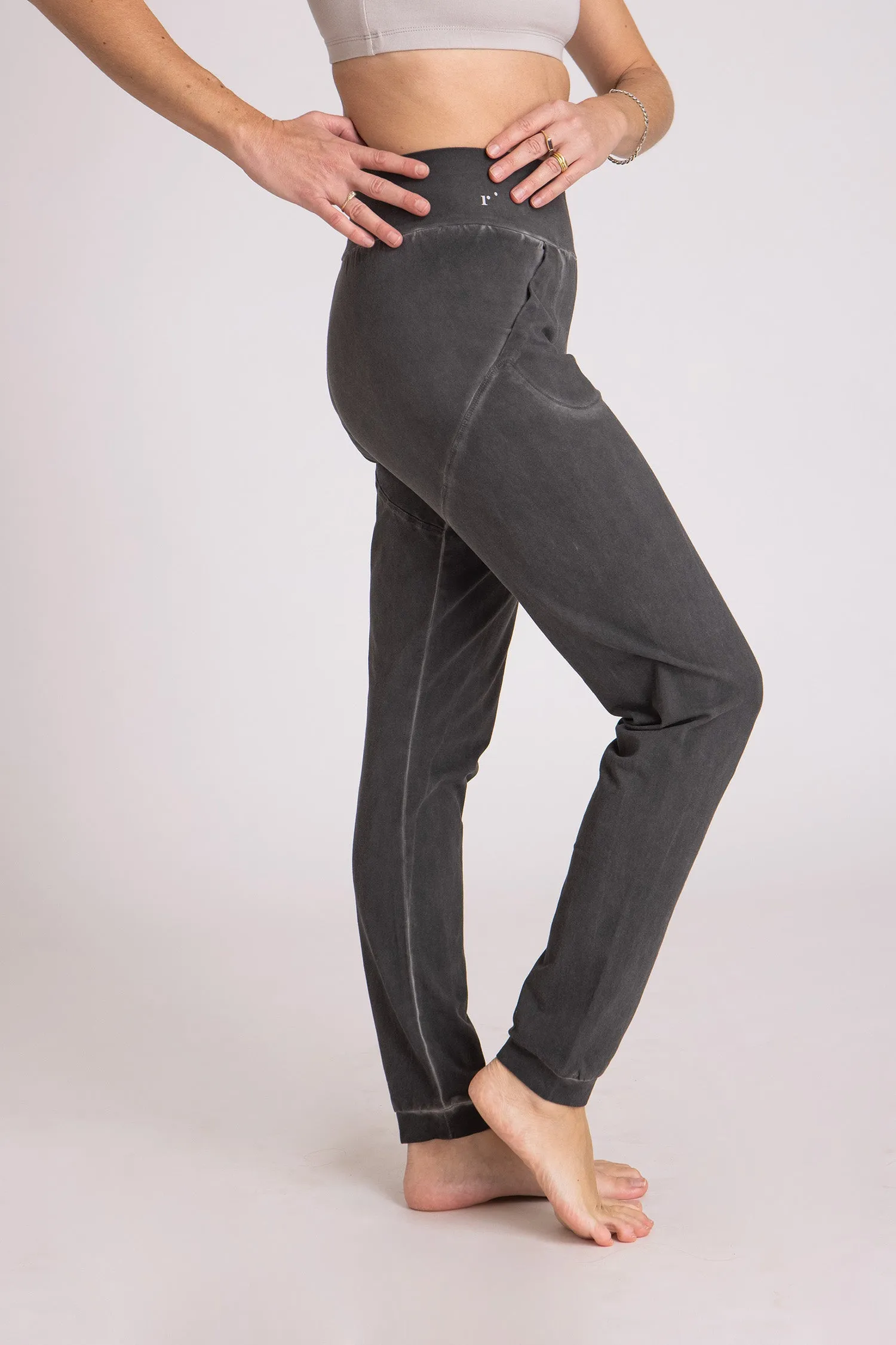 Stonewash Unisex Slouchy Yoga Pants