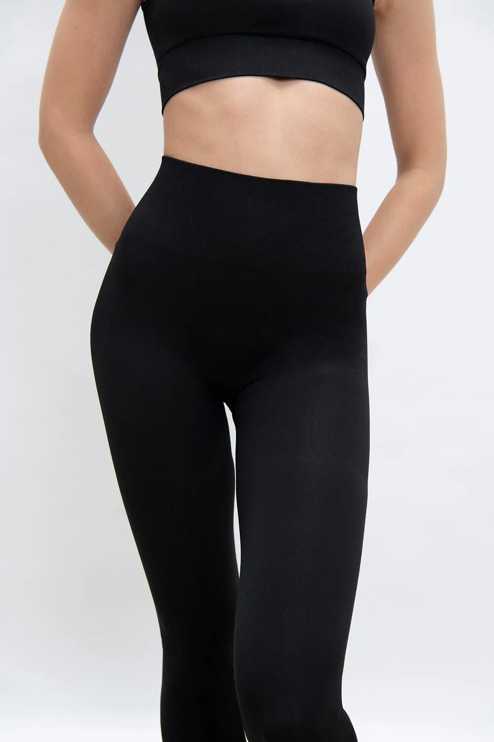 Ultimate High Waisted Seamless Leggings - Black