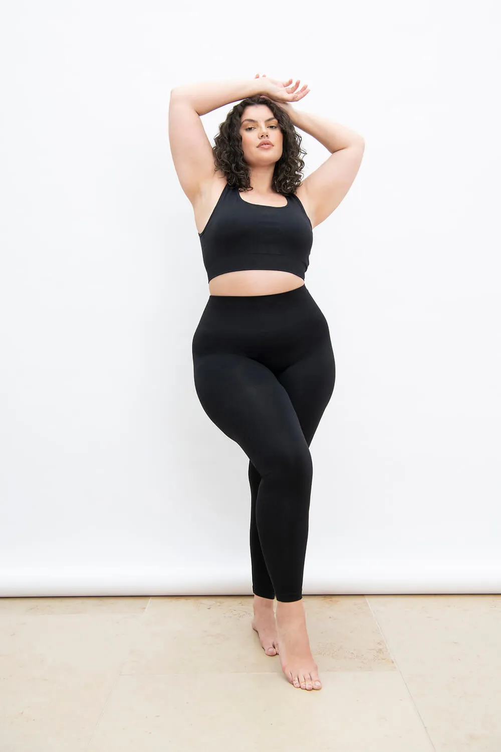 Ultimate High Waisted Seamless Leggings - Black