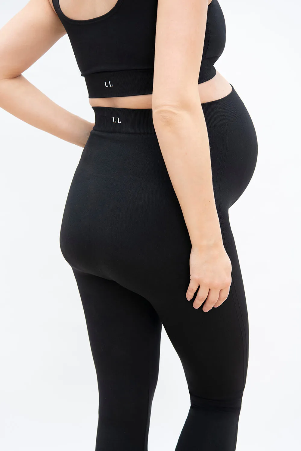 Ultimate Seamless Maternity Leggings - Black