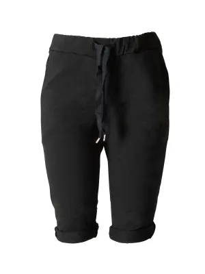 Uta Capri Shorts - Black